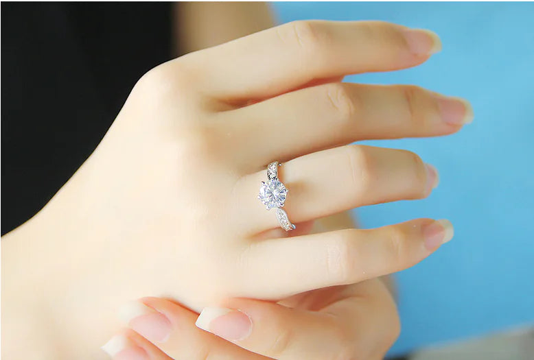 טבעת זירקון קריסטל,