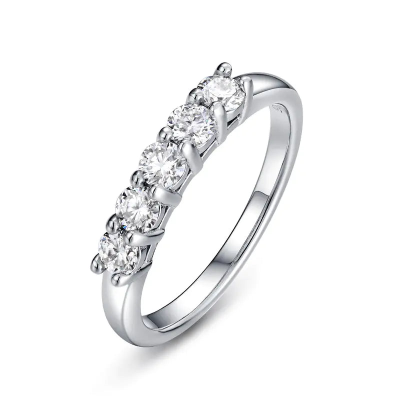 Moissanite engagement ring
