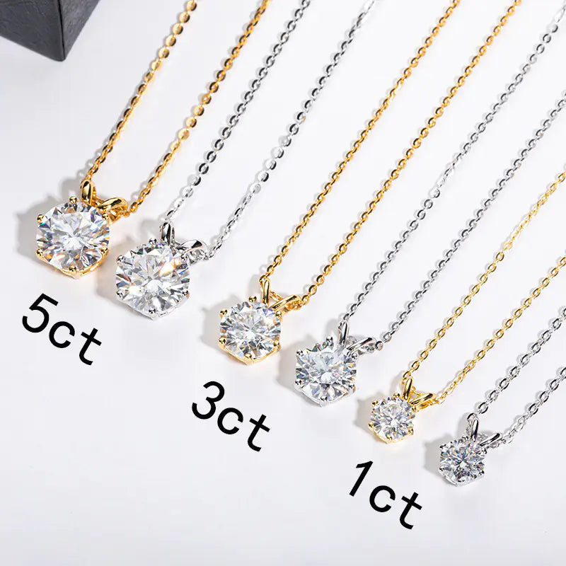 Moissanite Light Dot Necklace