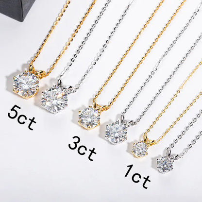 Moissanite Light Dot Necklace