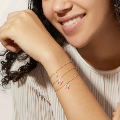 Refined Zircon Fashion Bracelet