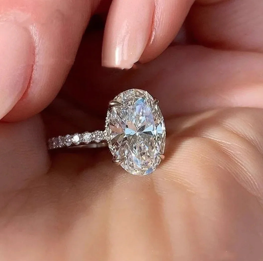 Zircon Platinum Ring