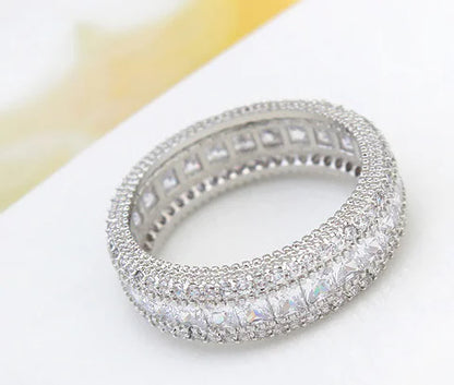 Micro Paved Zircon Ring