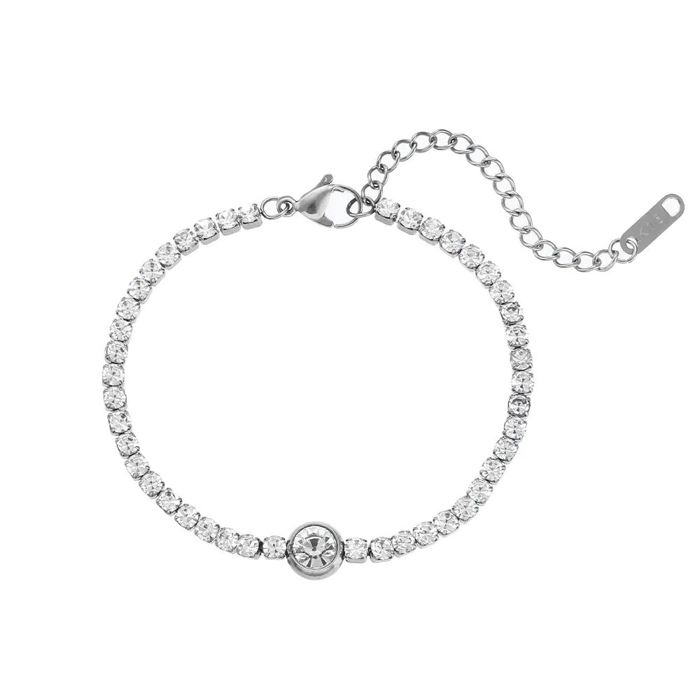 Round Zircon Bracelet