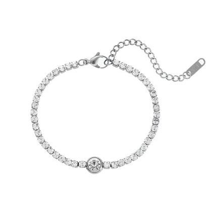 Round Zircon Bracelet