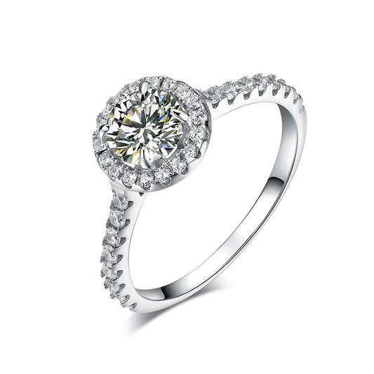 Moissanite Engagement Ring