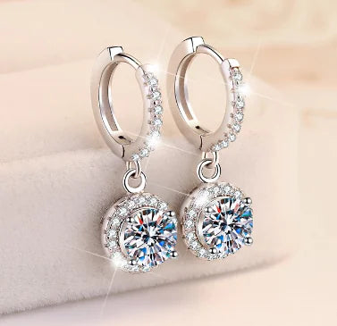 Moissanite Silver Studs