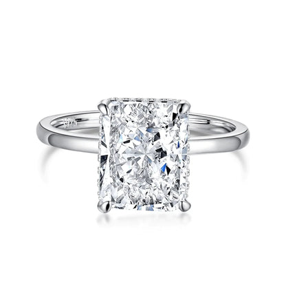 Silver Ice Zircon Ring