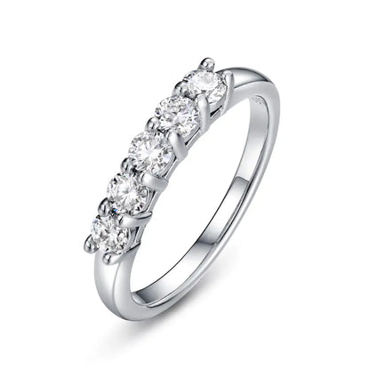 Moissanite engagement ring