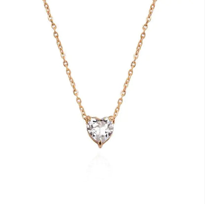 Heart Necklace with Love Design