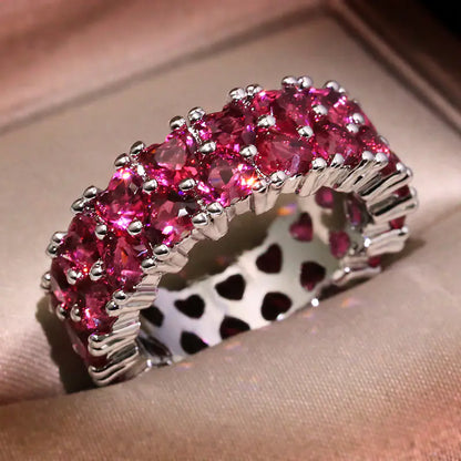 Chic White Gold Plated Ring
