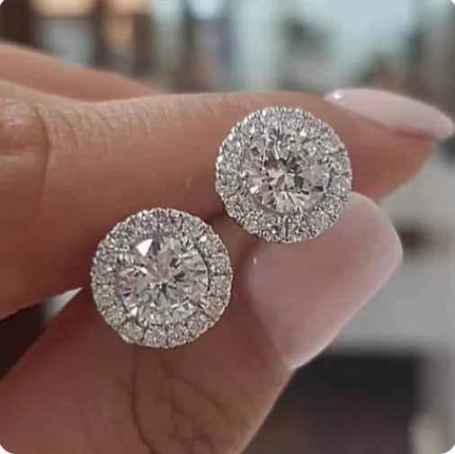 Zircon Geometric Earrings