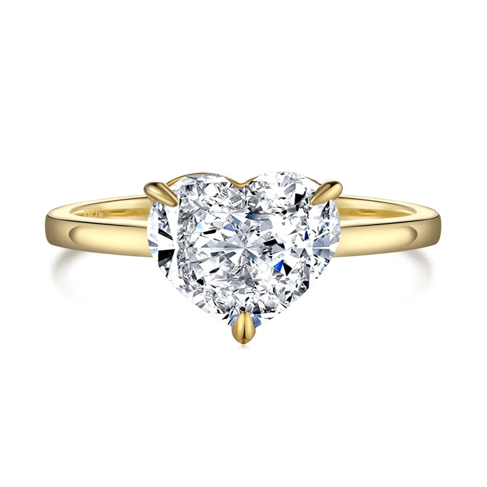 Silver Ice Zircon Ring