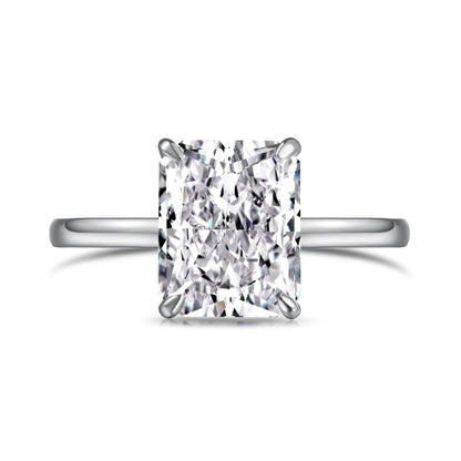 Silver Ice Zircon Ring