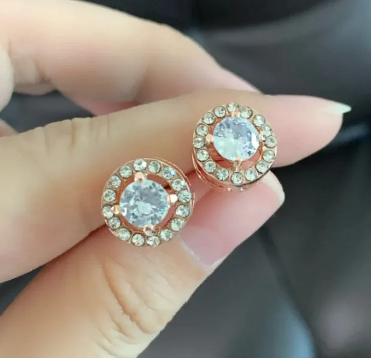 Zircon Geometric Earrings