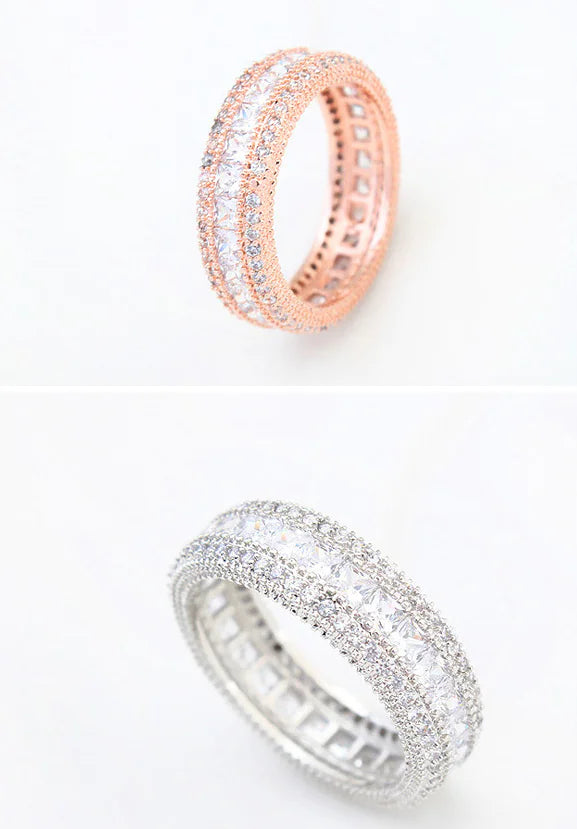 Micro Paved Zircon Ring