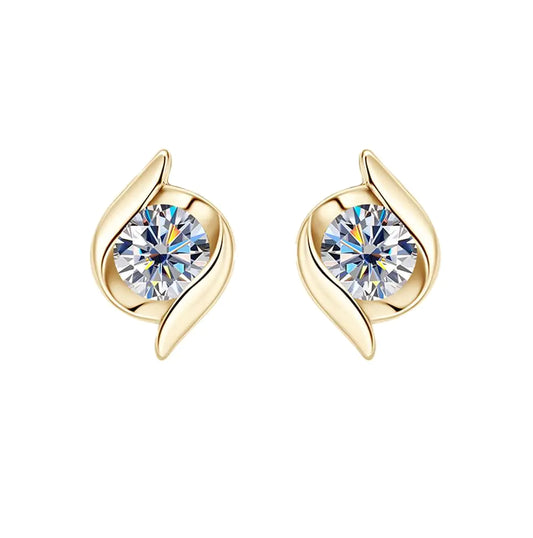 Moissanite Stud Earrings