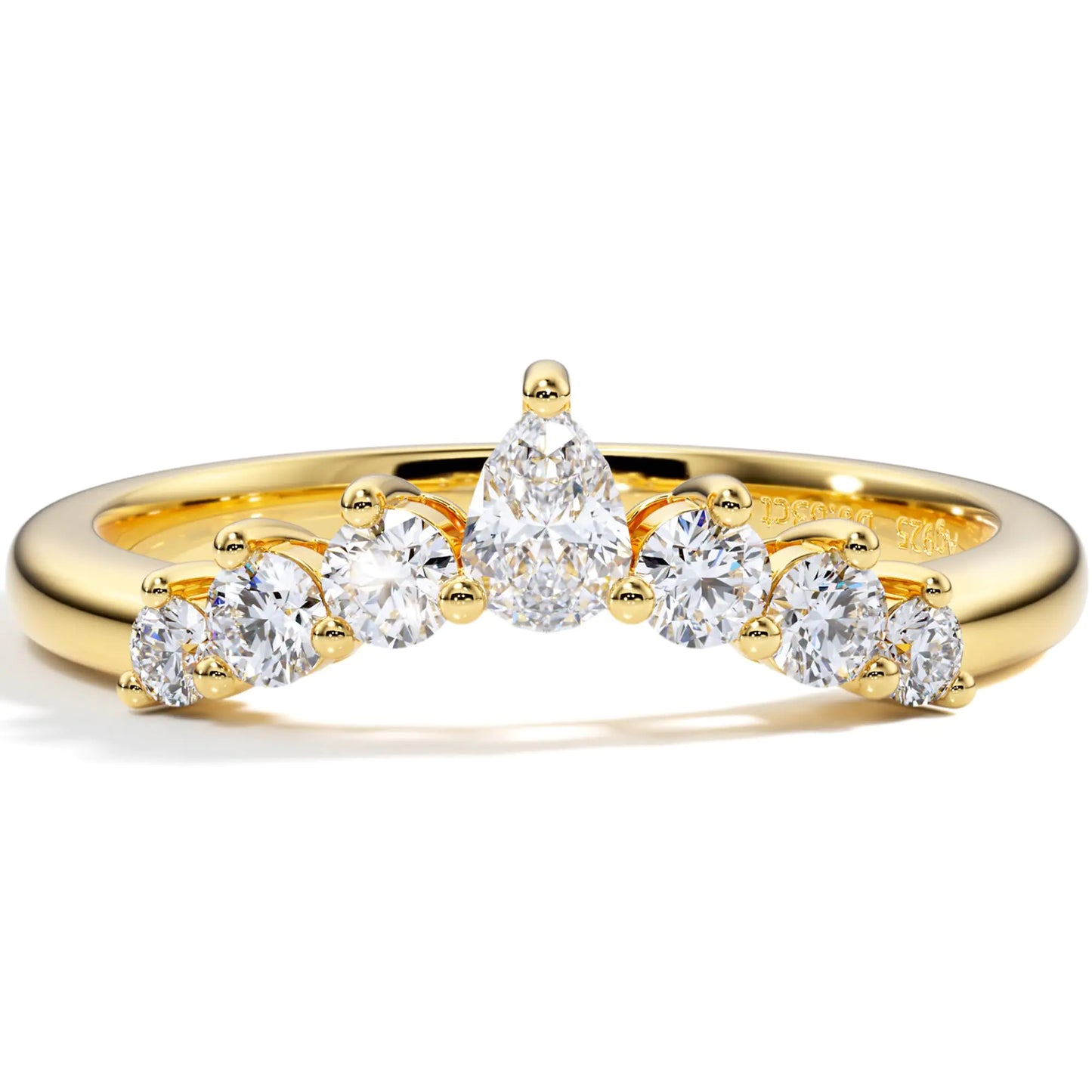 Curved Wedding Band