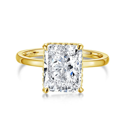Silver Ice Zircon Ring