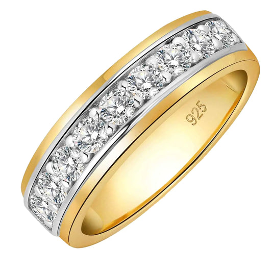 Moissanite Men’s Band