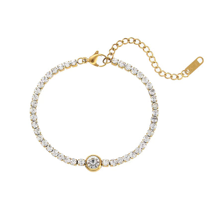 Round Zircon Bracelet