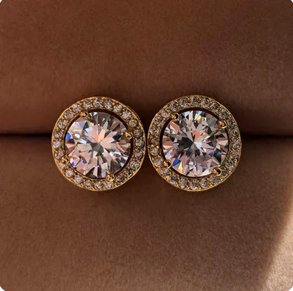 Zircon Geometric Earrings