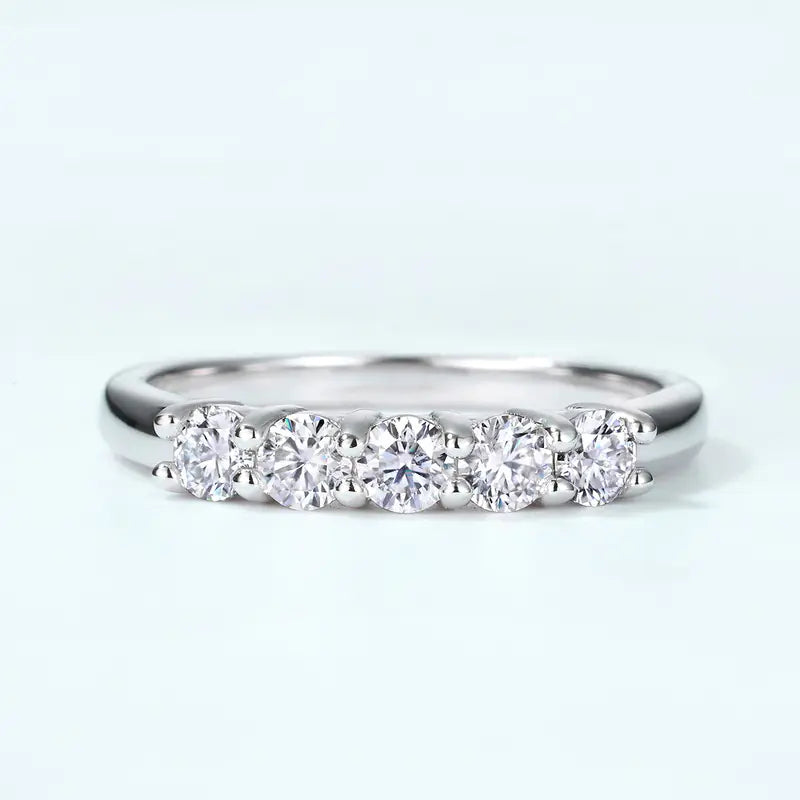 Moissanite engagement ring