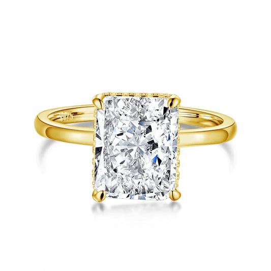 Silver Ice Zircon Ring