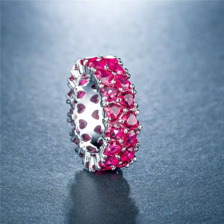 Chic White Gold Plated Ring