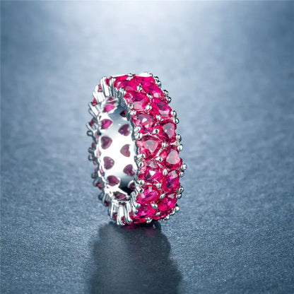 Chic White Gold Plated Ring